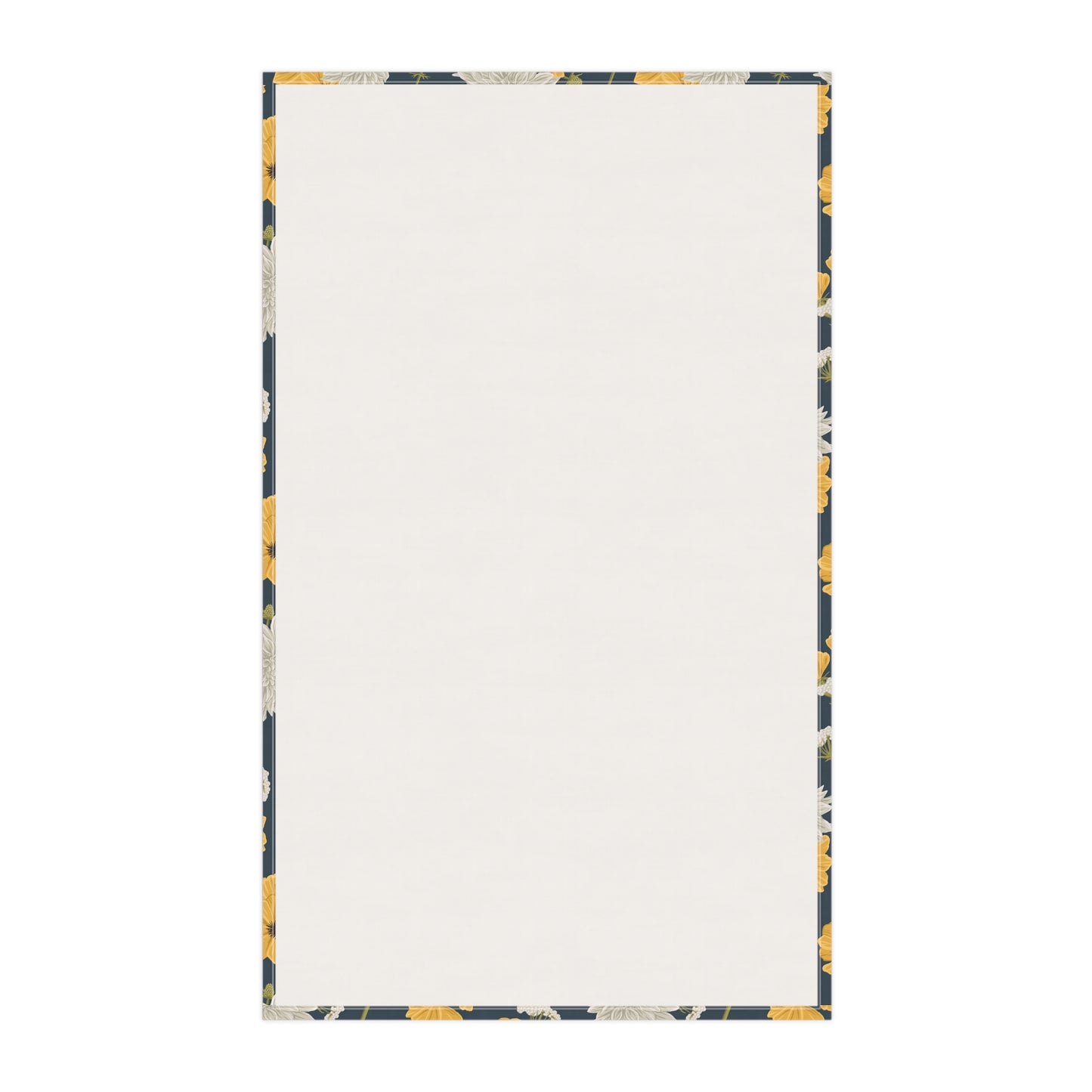 Tea Towel - Buds and Blooms - Denim