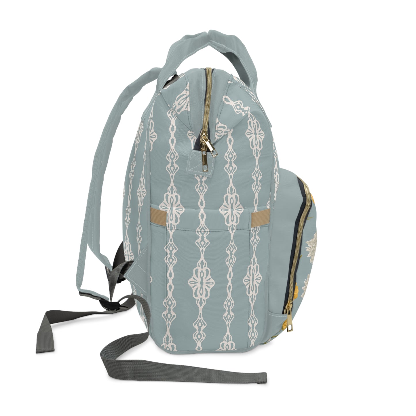 Multifunctional Diaper Backpack - Cottage Garden Blooms