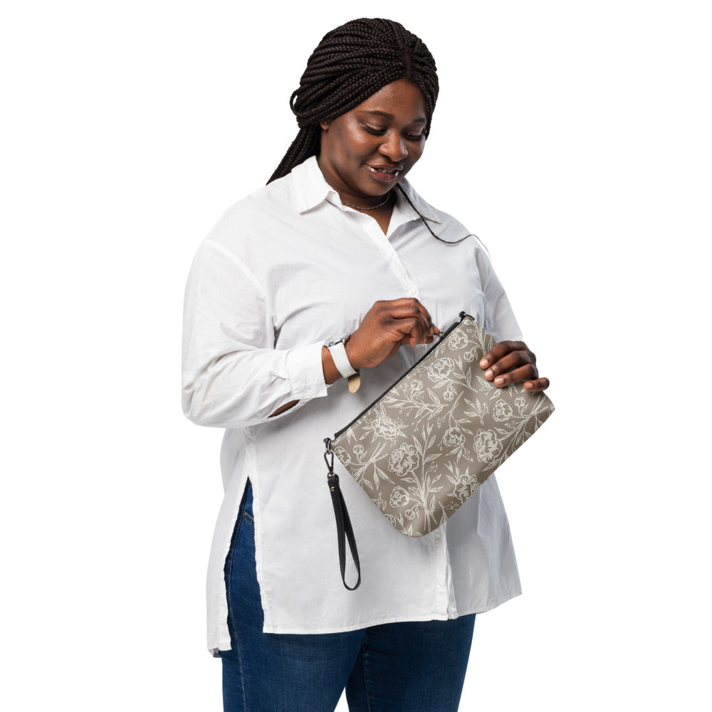 Crossbody Bag - Peony Bliss - Taupe