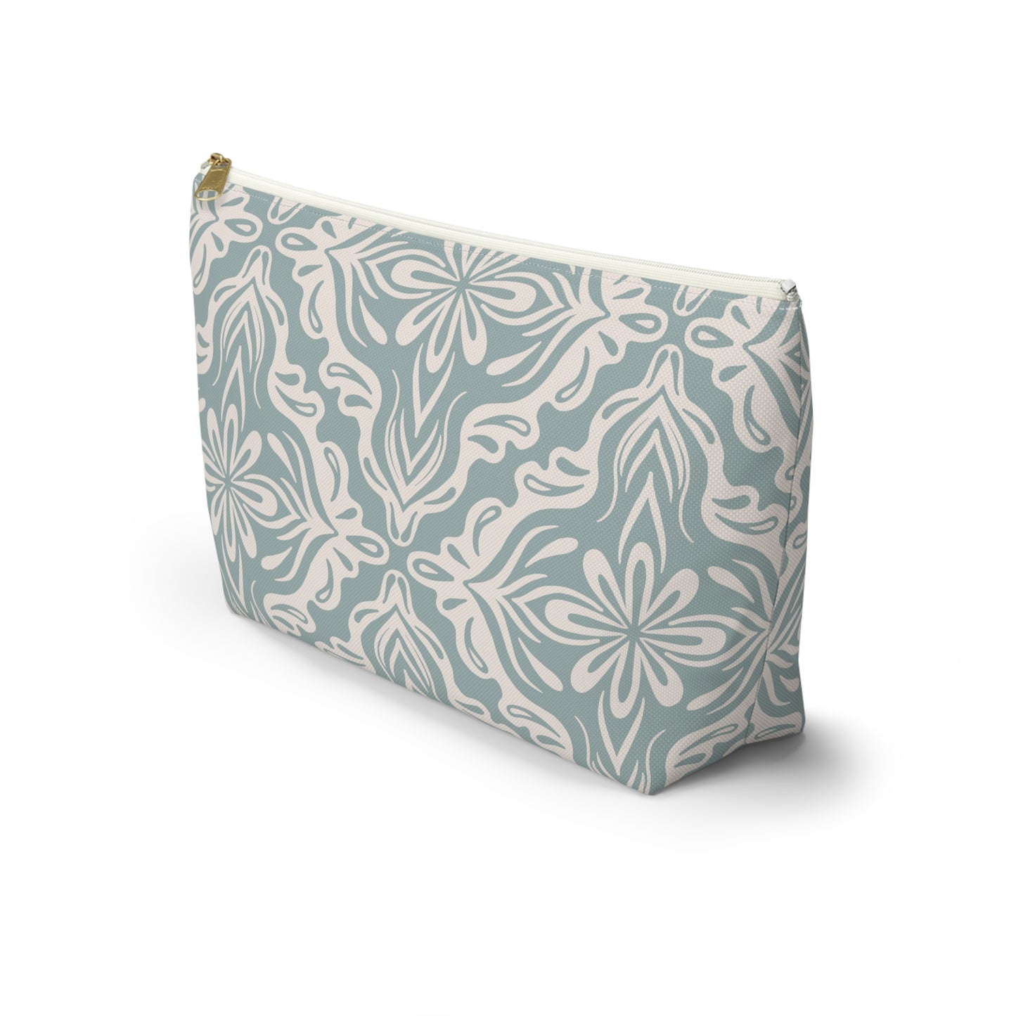 Accessory Pouch - Porcelain Petals - Cornflower
