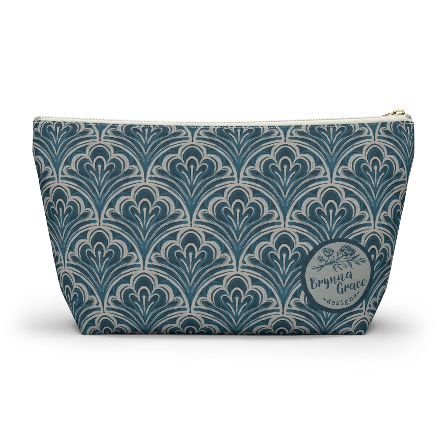 Accessory Pouch w T-bottom - Ocean Whimsy