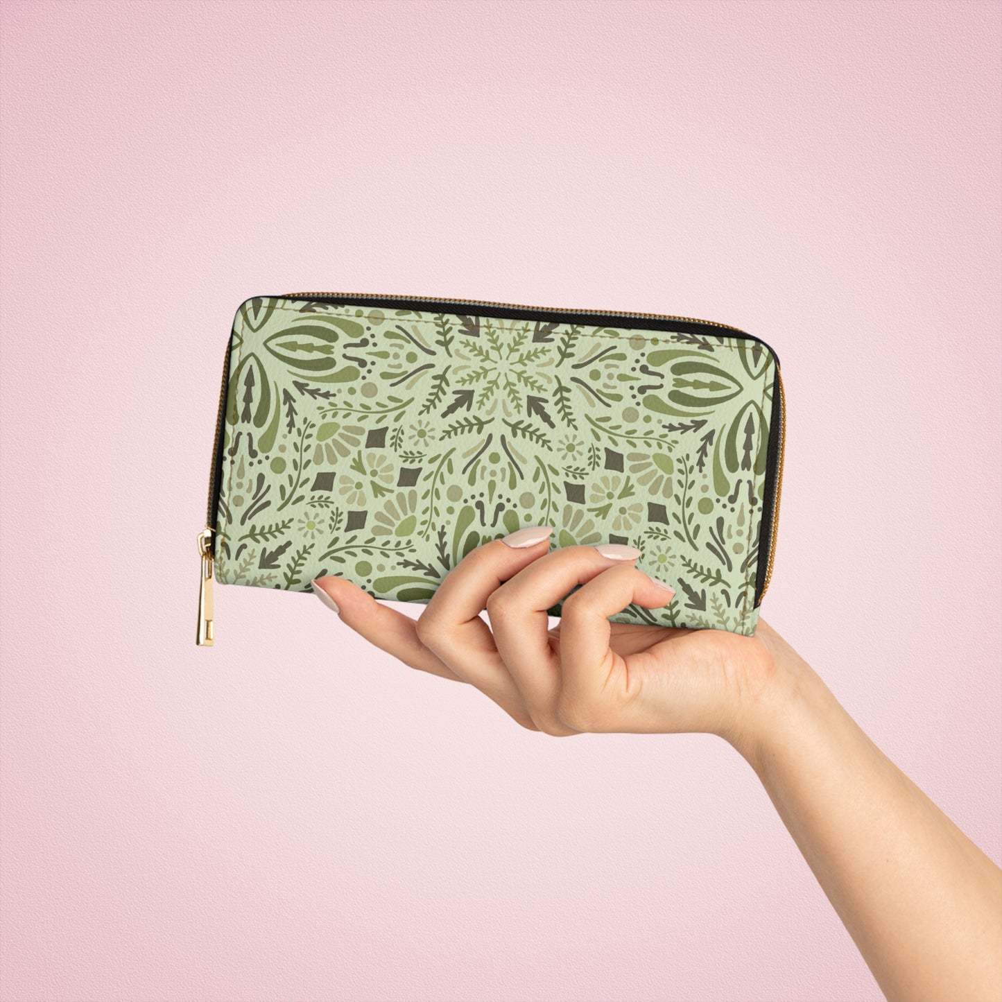 Zipper Wallet - Wild Daisies