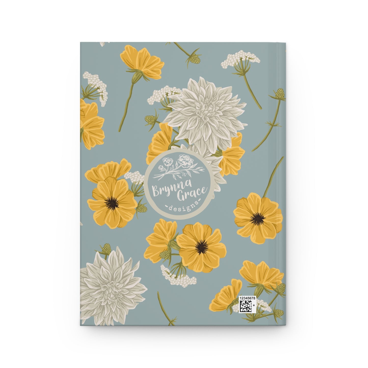 Hardcover Journal - Buds and Blooms - Cornflower
