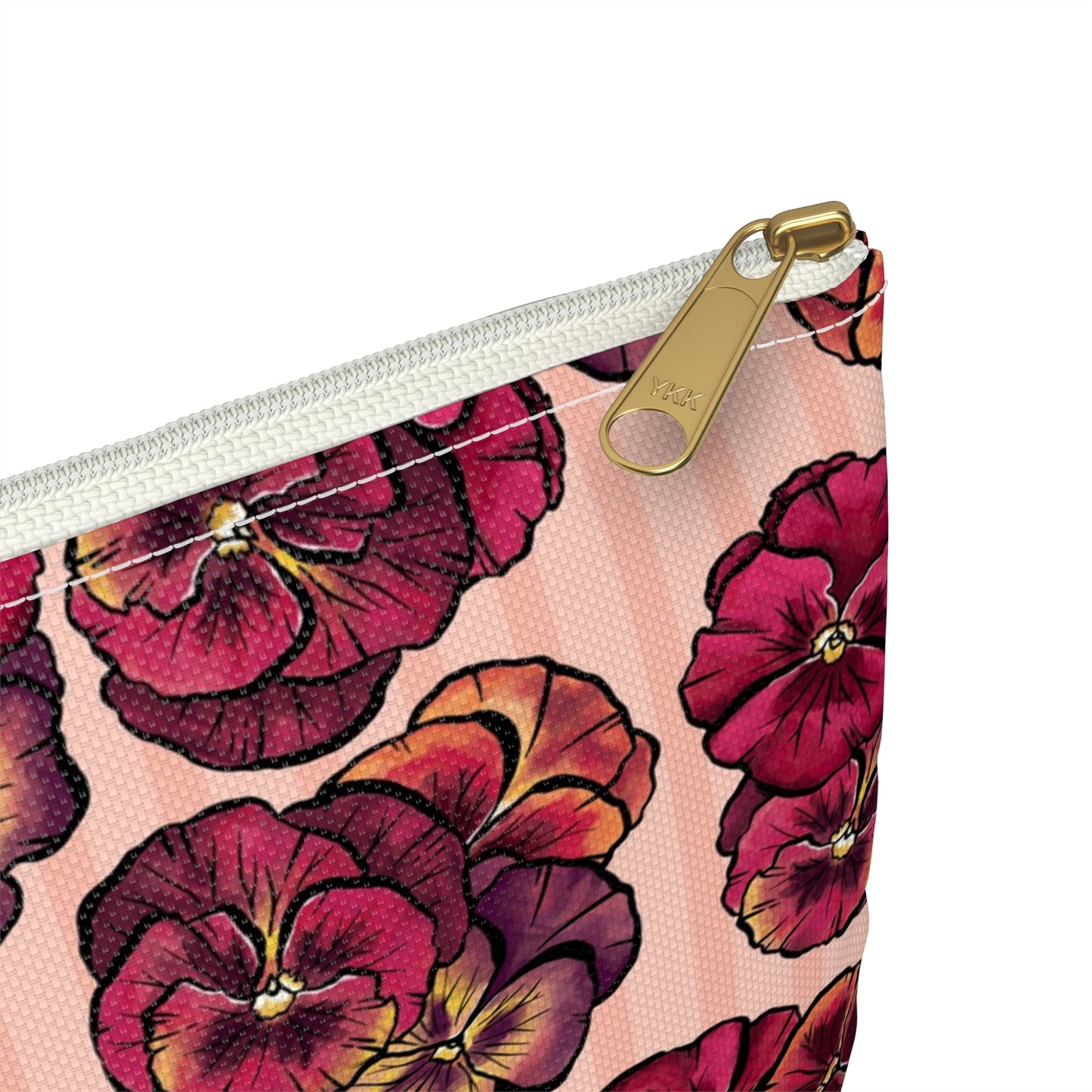 Accessory Pouch - Playful Pansies