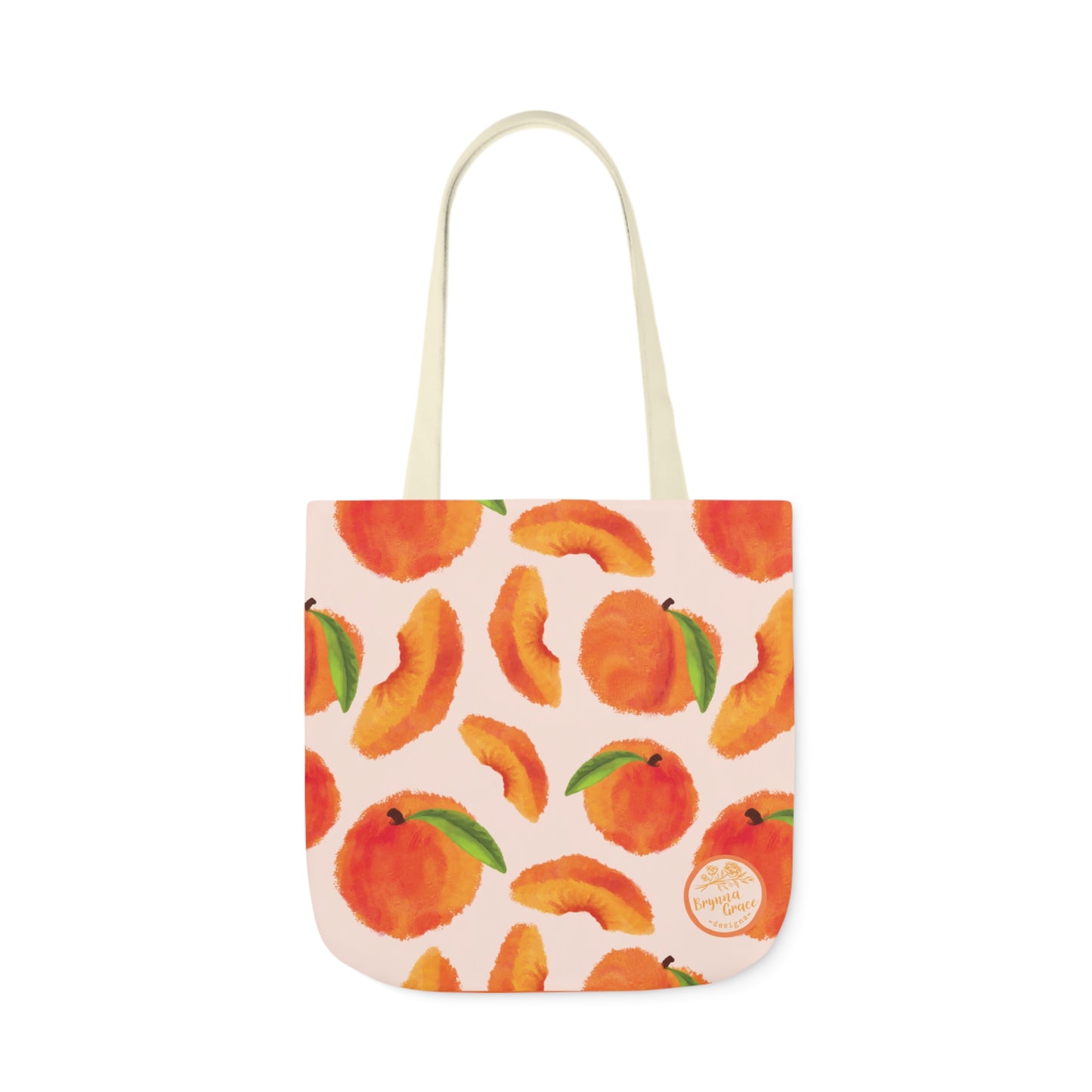 Canvas Tote Bag - Pretty Peaches