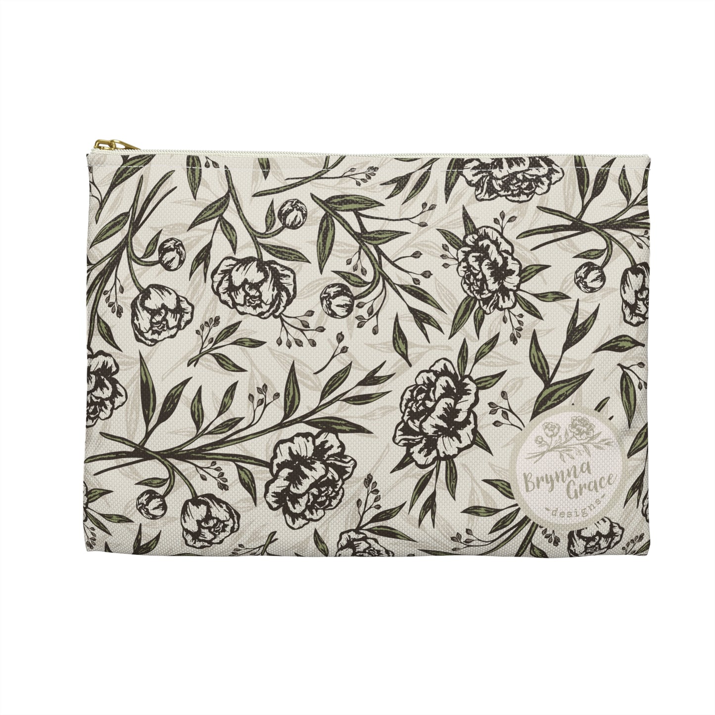 Accessory Pouch - Peony Bliss - Ivory