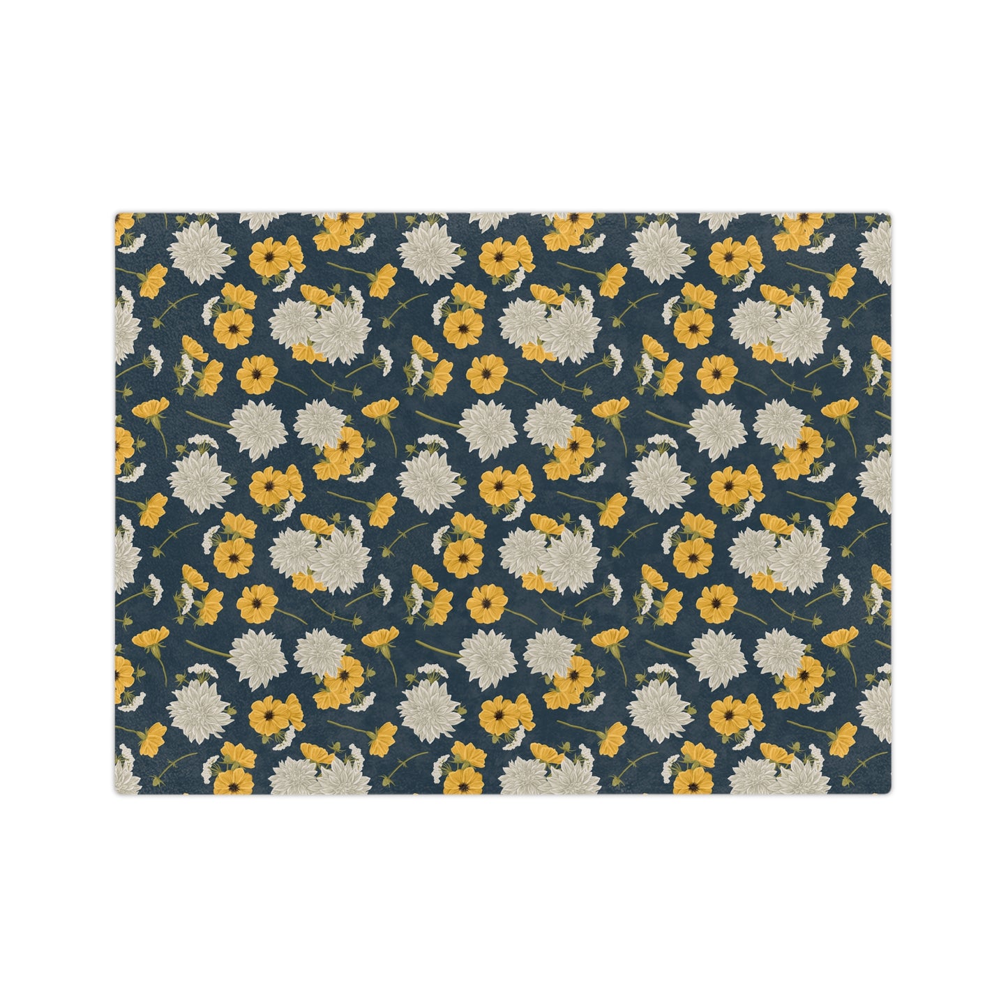 Blanket - Cottage Buds and Blooms - Denim