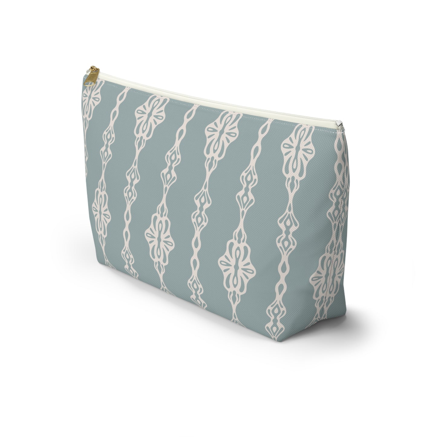 Accessory Pouch - Trellis Tangles - Cornflower