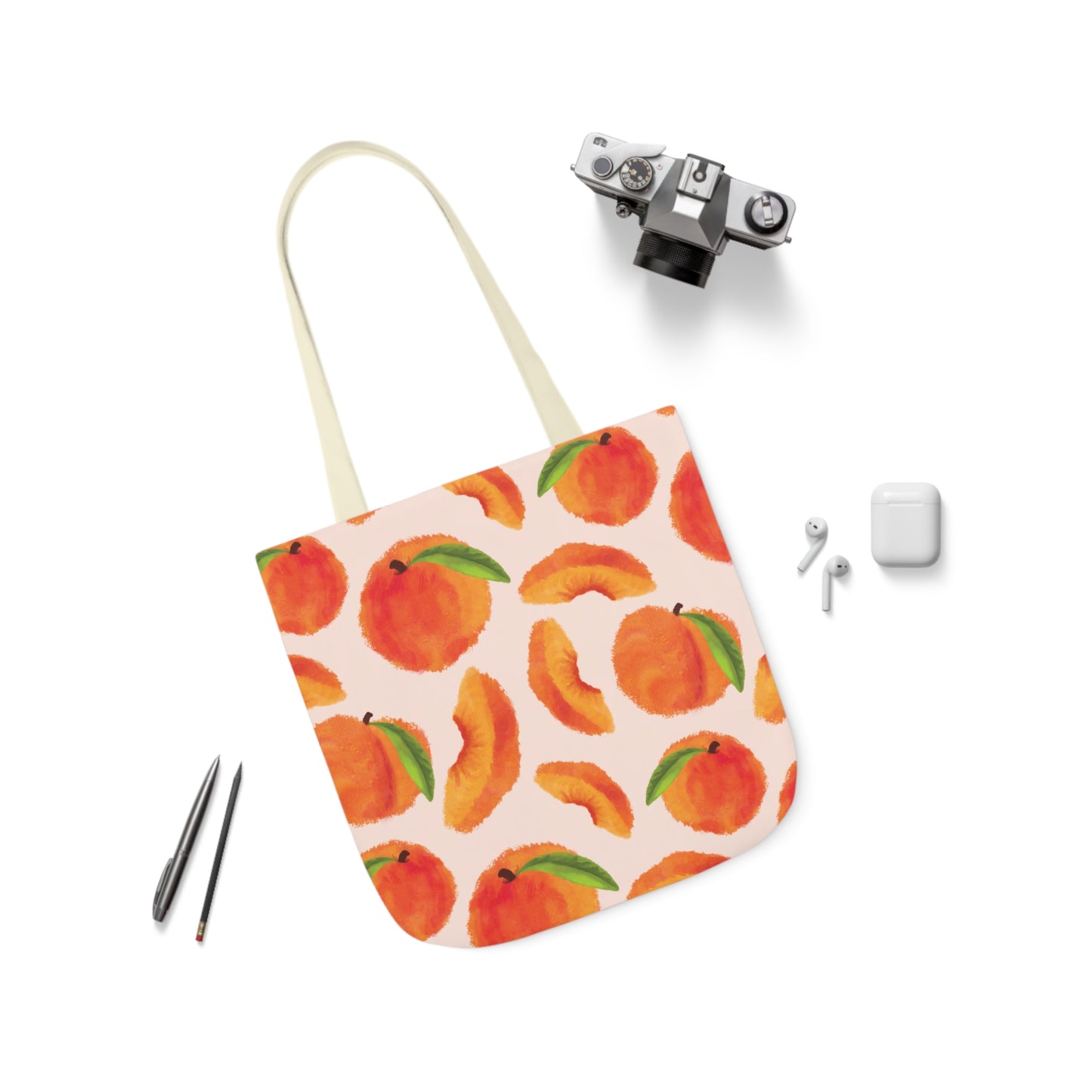 Canvas Tote Bag - Pretty Peaches