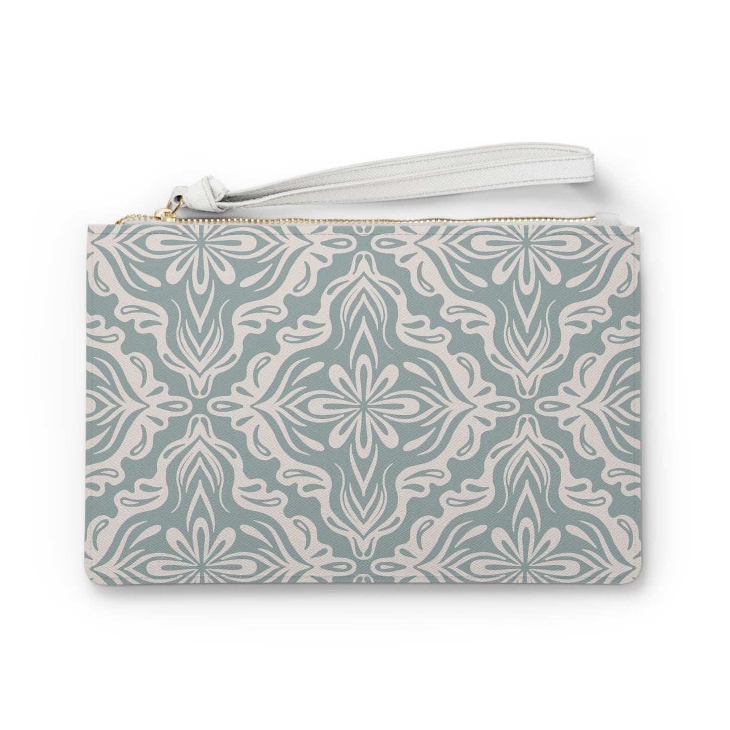 Clutch Bag - Porcelain Petals - Cornflower
