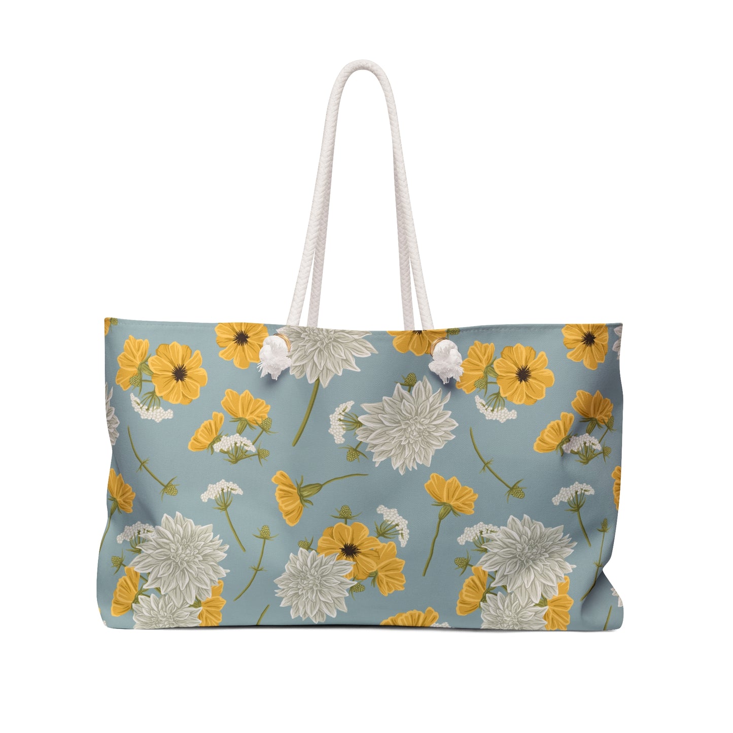 Weekender Bag - Buds and Blooms - Cornflower