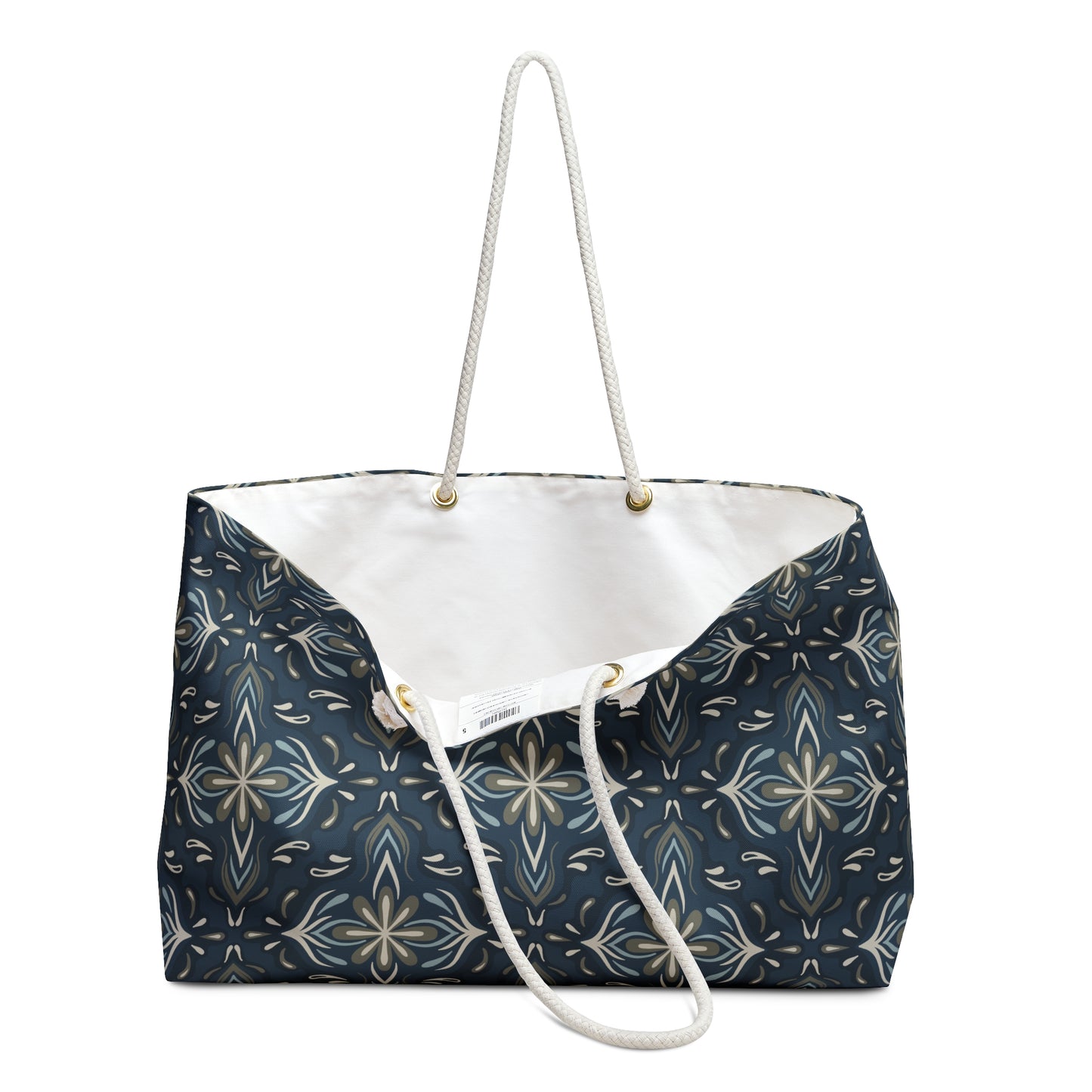 Weekender Bag - Porcelain Petals - Denim