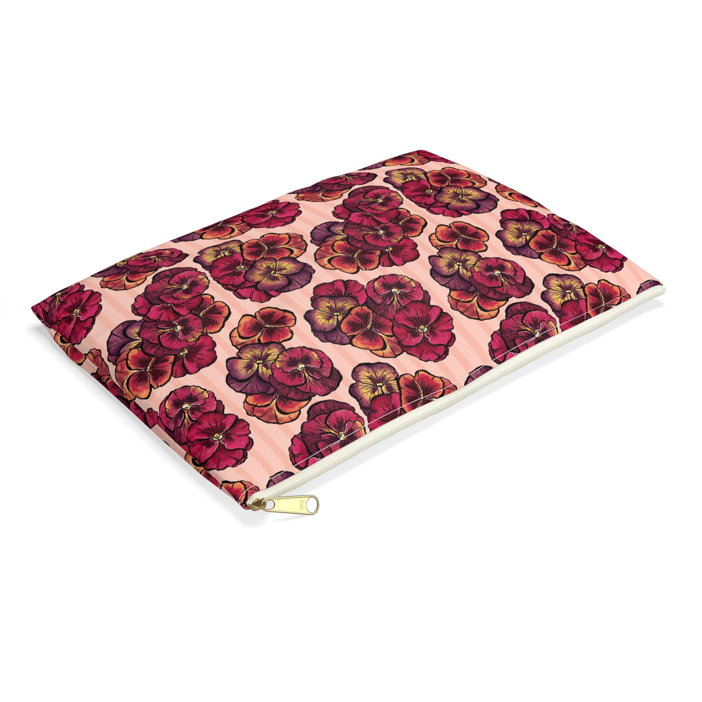 Accessory Pouch - Playful Pansies