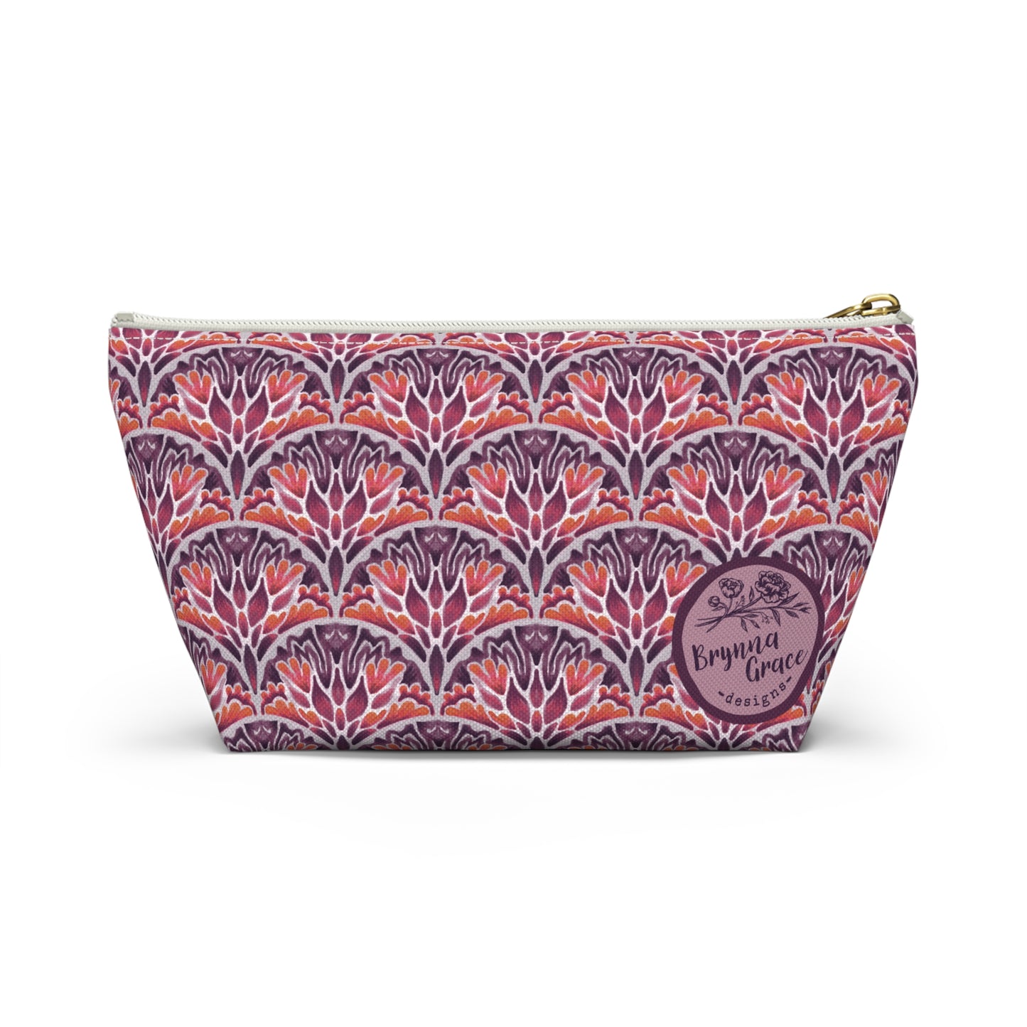 Accessory Pouch w T-bottom - Sunset Serenade