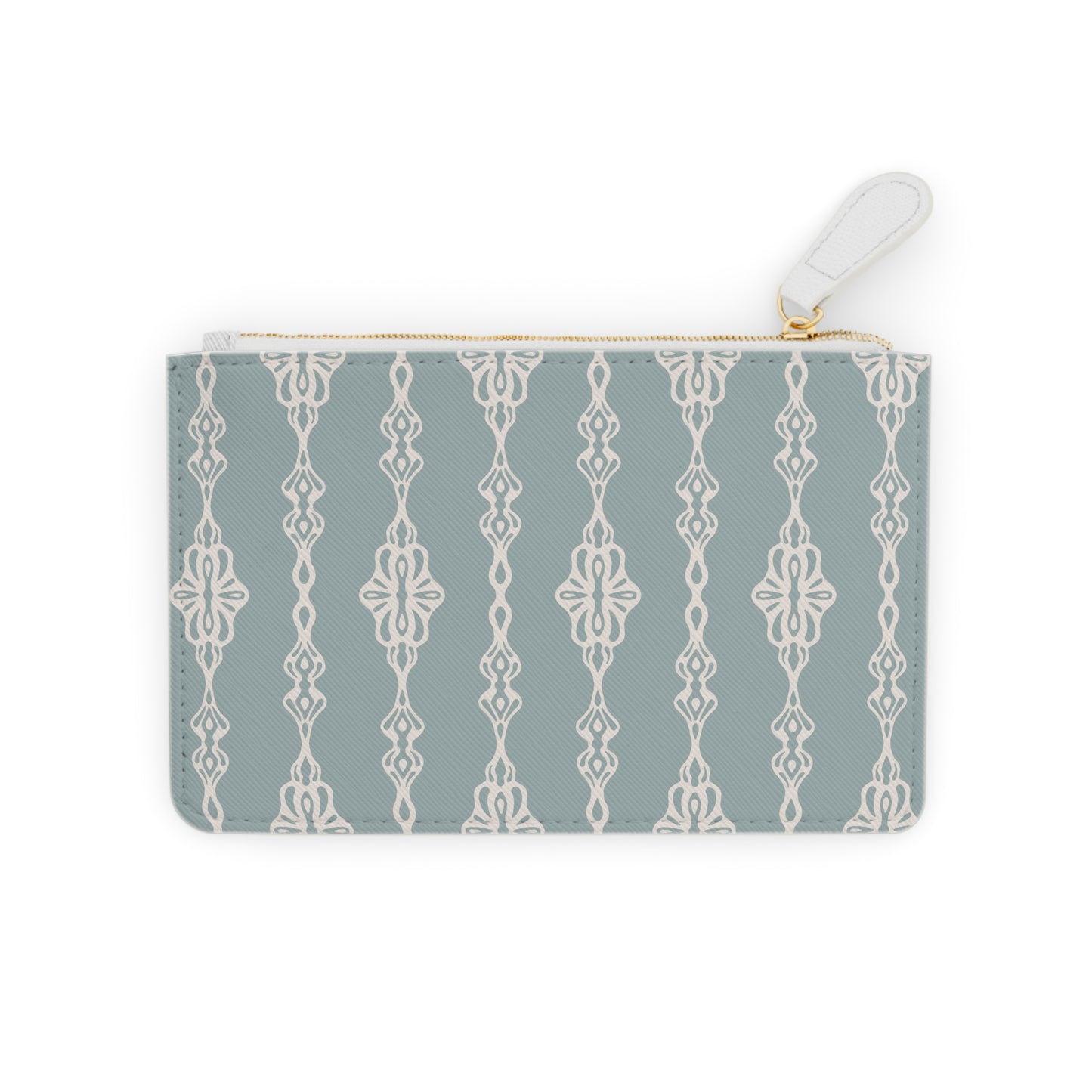 Mini Clutch Bag - Trellis Tangles - Cornflower