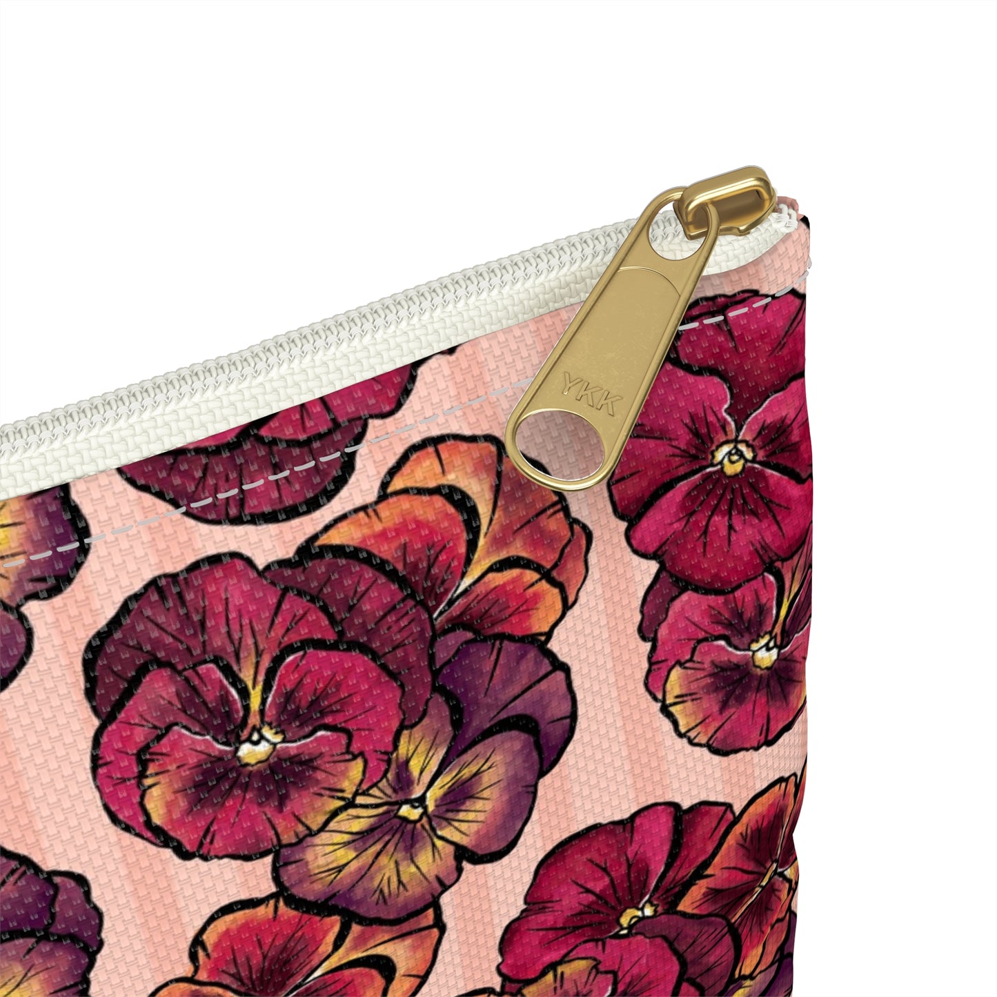 Accessory Pouch - Playful Pansies