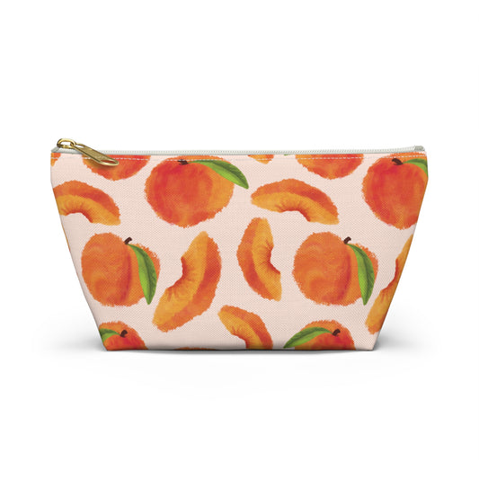 Accessory Pouch w T-bottom - Pretty Peaches