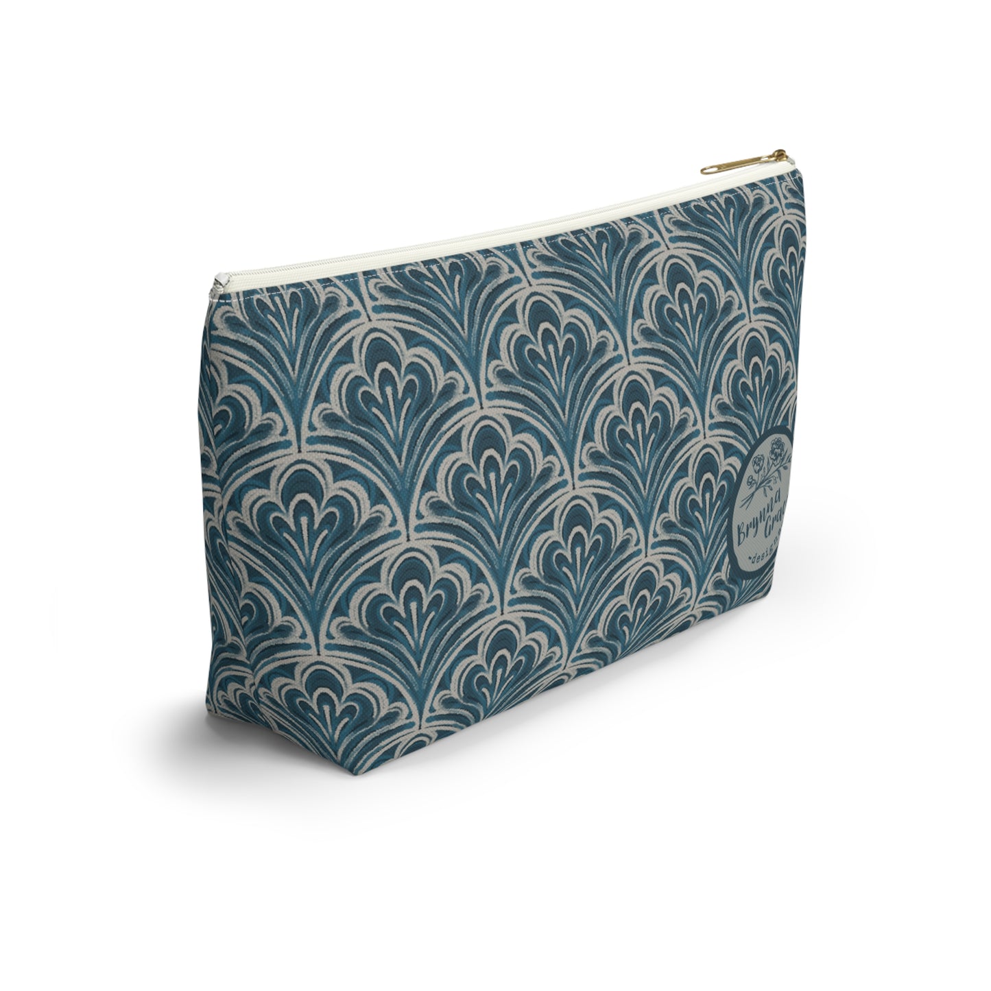 Accessory Pouch w T-bottom - Ocean Whimsy