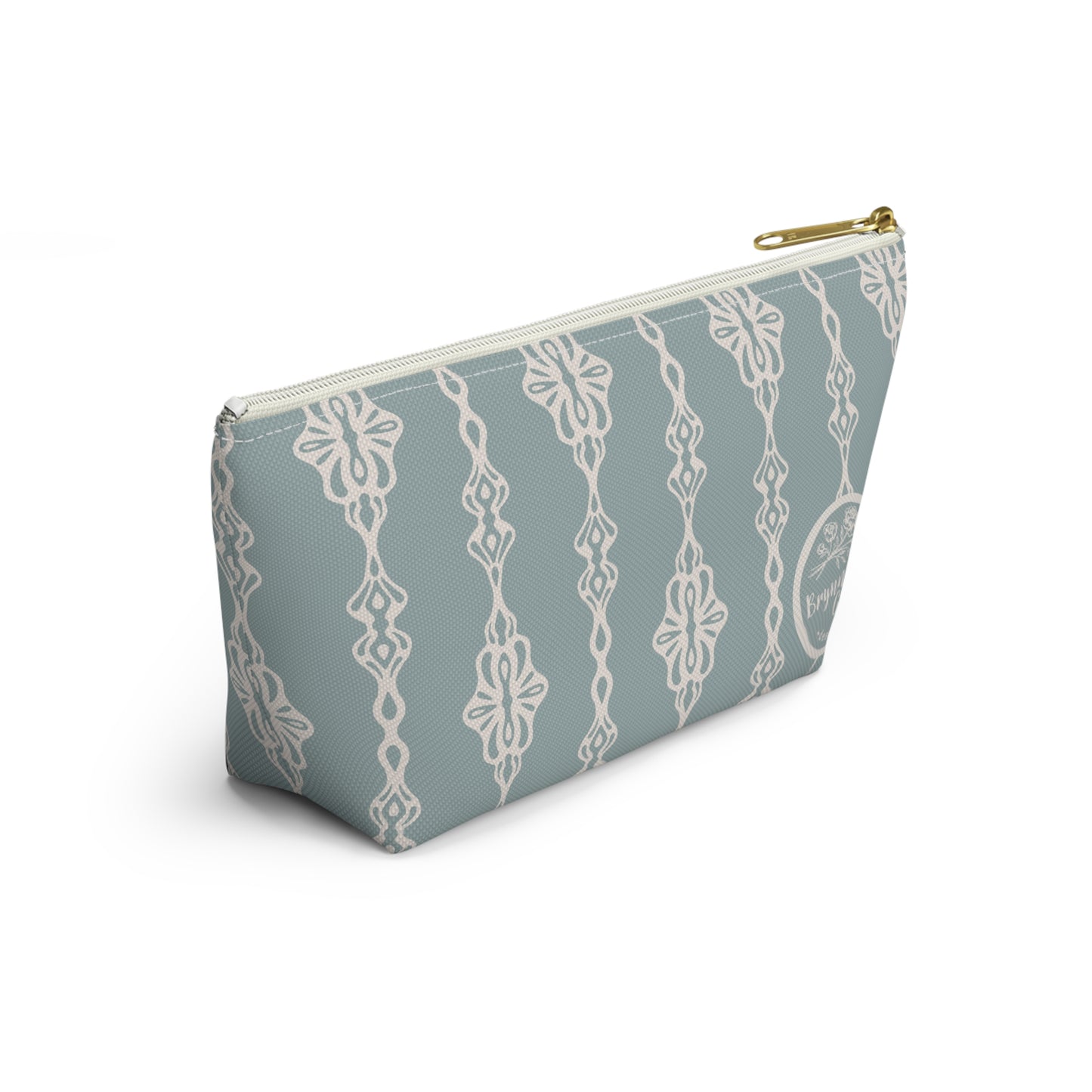 Accessory Pouch - Trellis Tangles - Cornflower