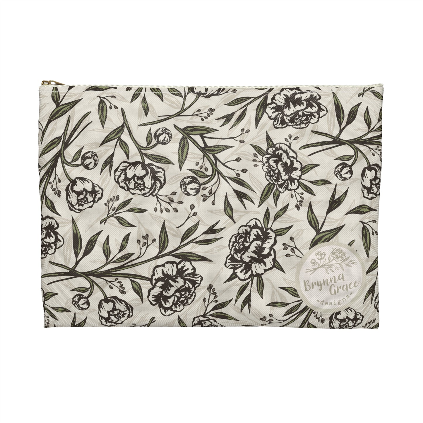 Accessory Pouch - Peony Bliss - Ivory