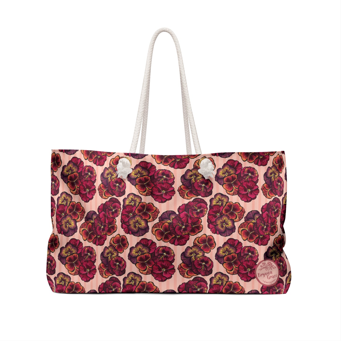 Weekender Bag - Playful Pansies