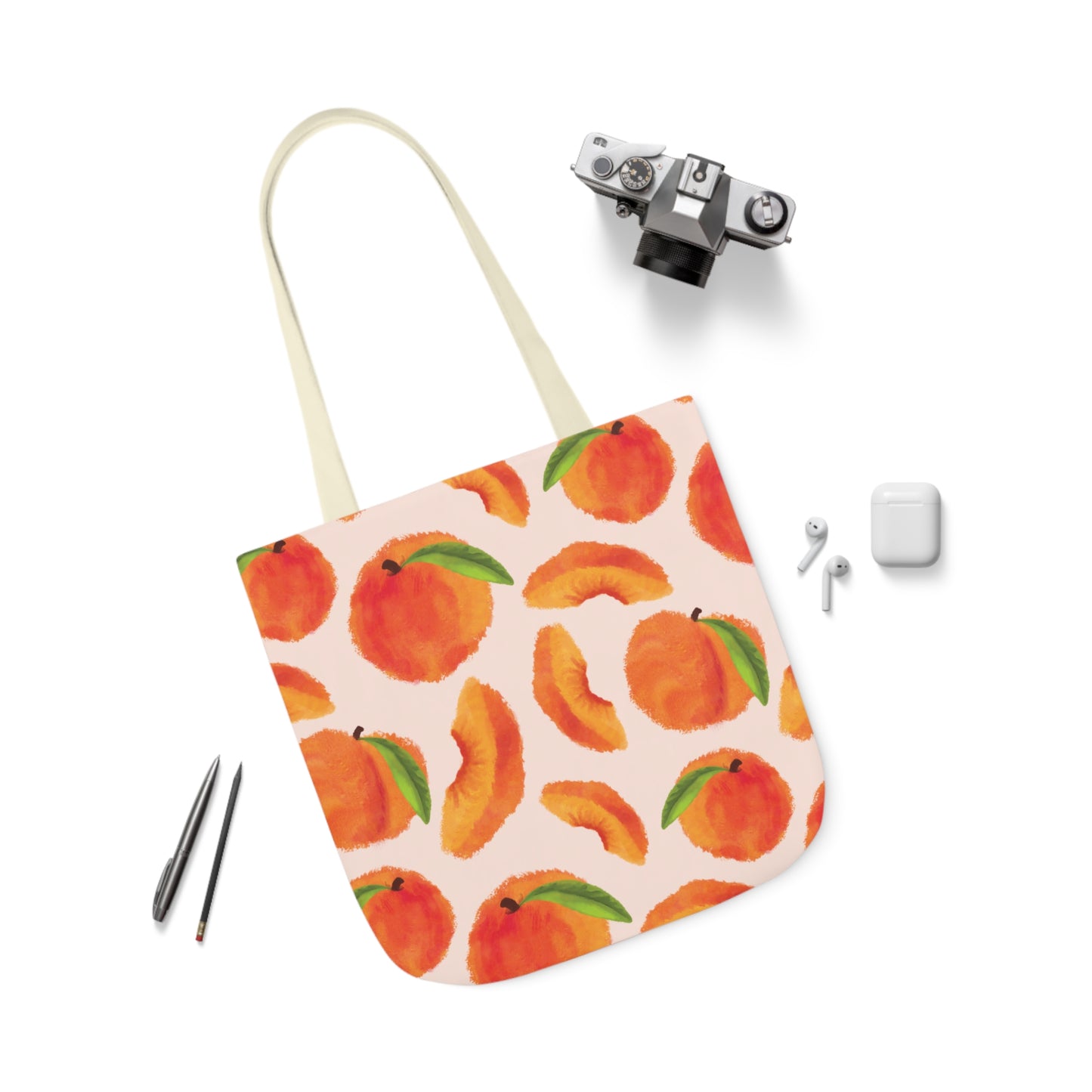 Canvas Tote Bag - Pretty Peaches