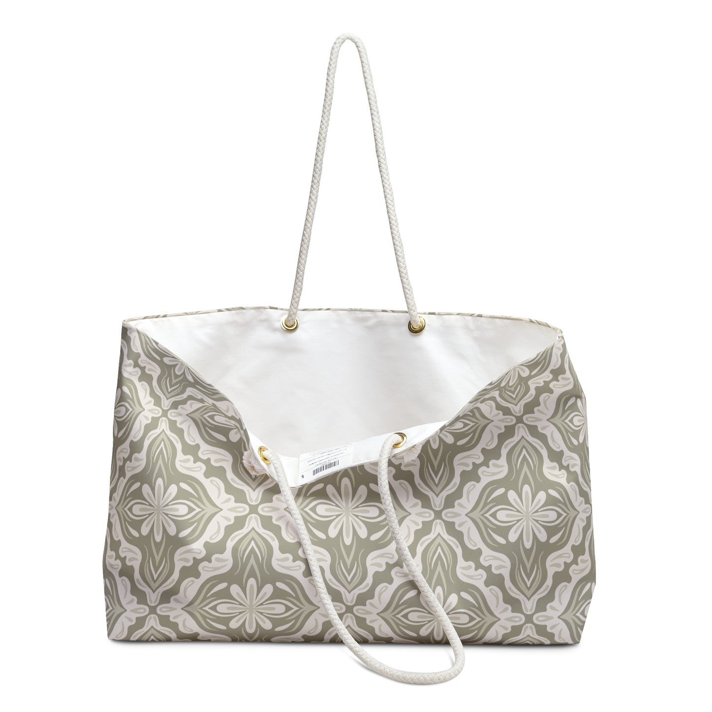 Weekender Bag - Porcelain Petals - Wheat