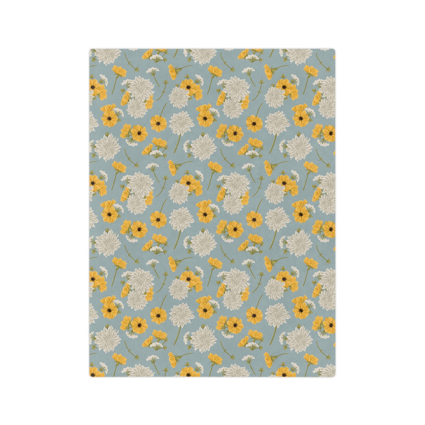 Blanket - Cottage Buds and Blooms - Cornflower