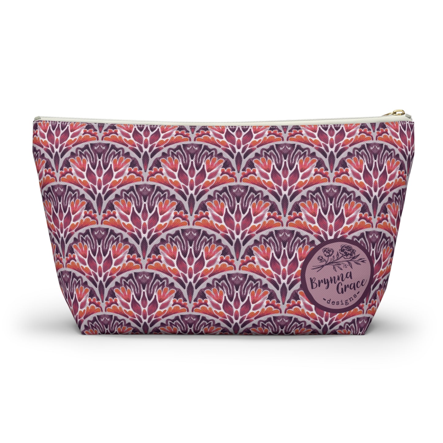 Accessory Pouch w T-bottom - Sunset Serenade