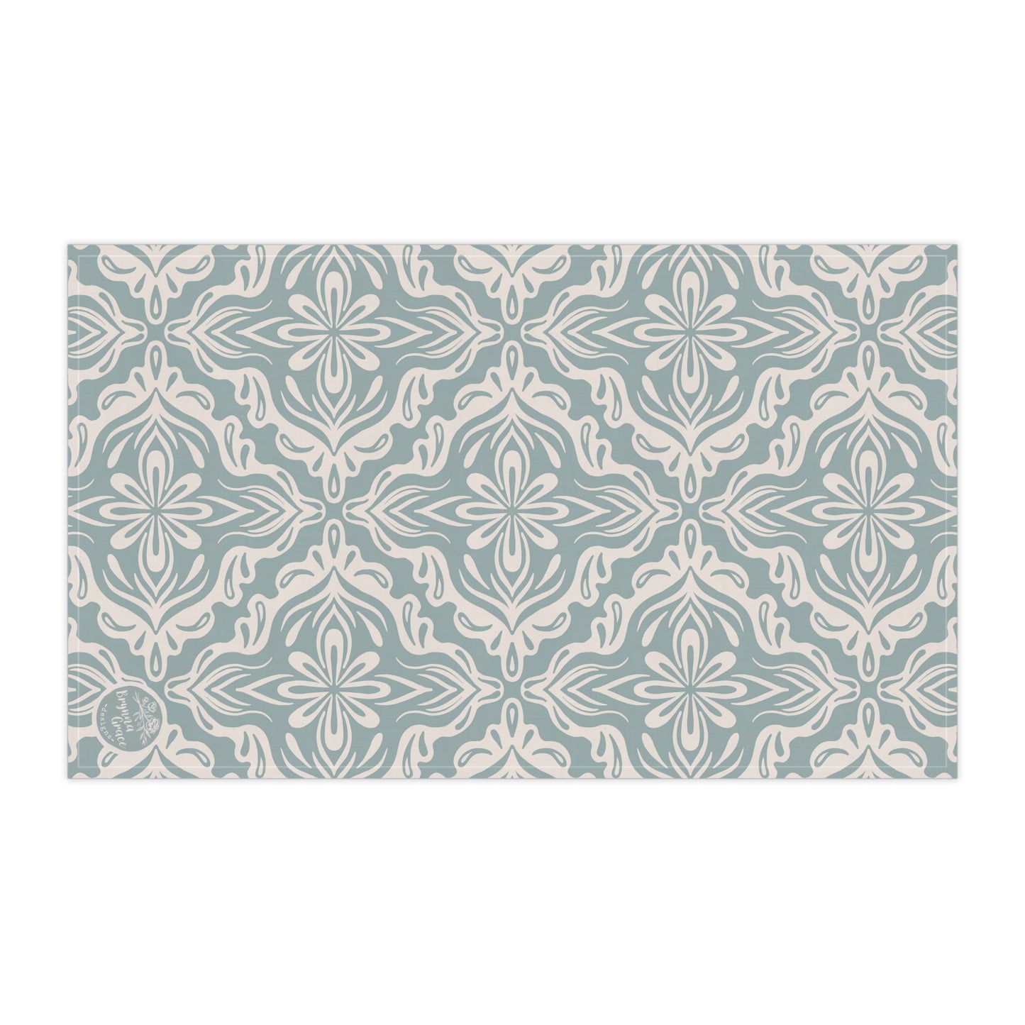 Tea Towel - Porcelain Petals - Cornflower