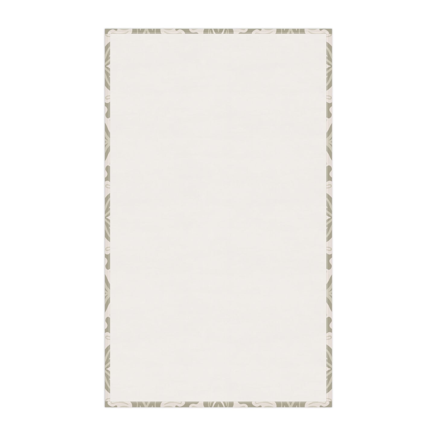 Tea Towel - Porcelain Petals - Wheat