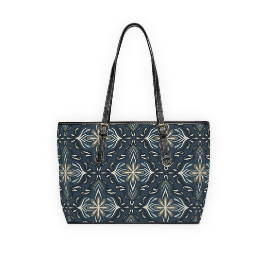 Shoulder Bag - Porcelain Petals - Denim