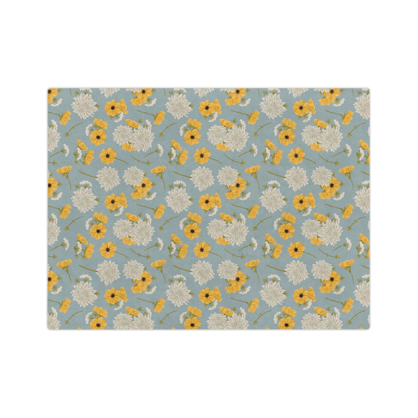 Blanket - Cottage Buds and Blooms - Cornflower