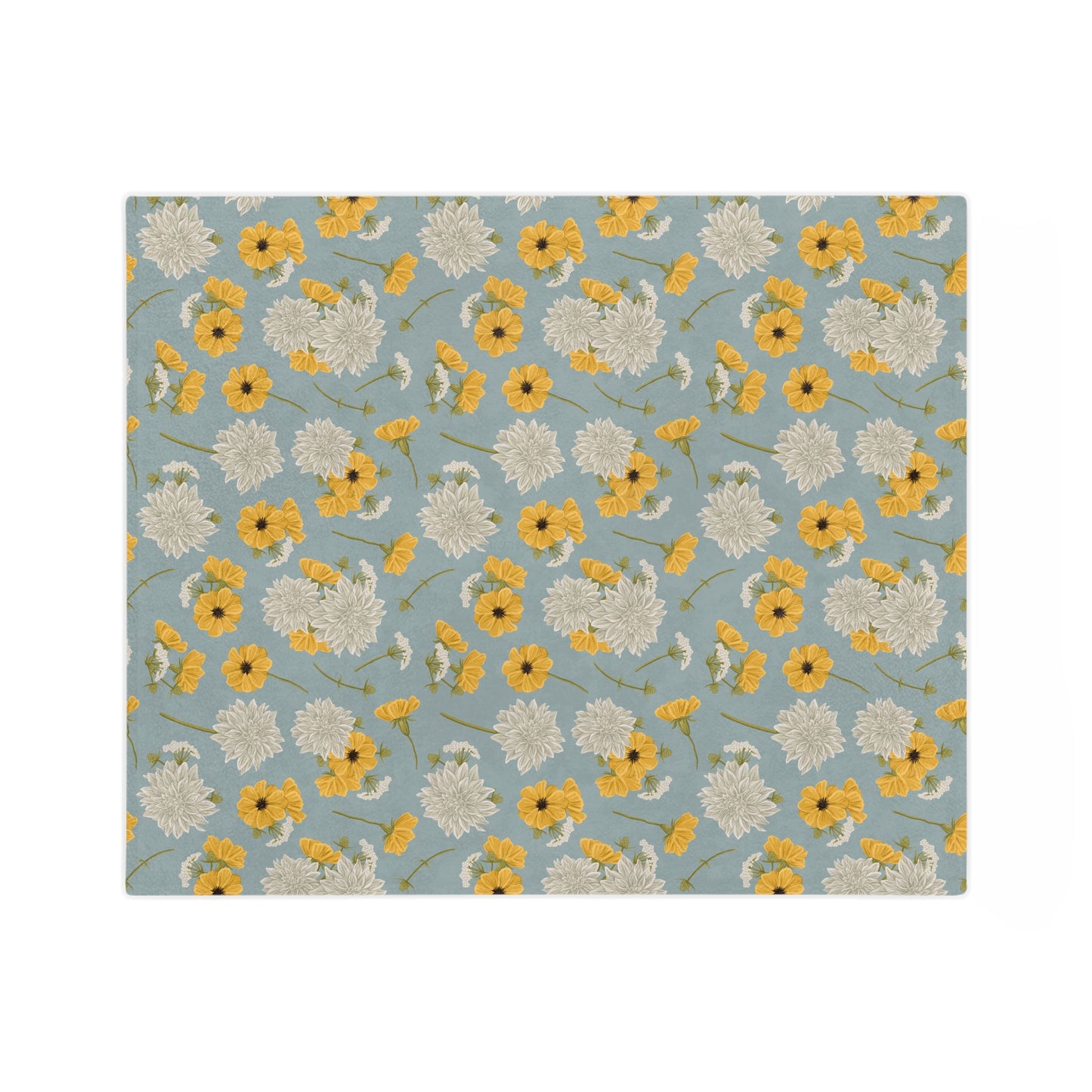 Blanket - Cottage Buds and Blooms - Cornflower