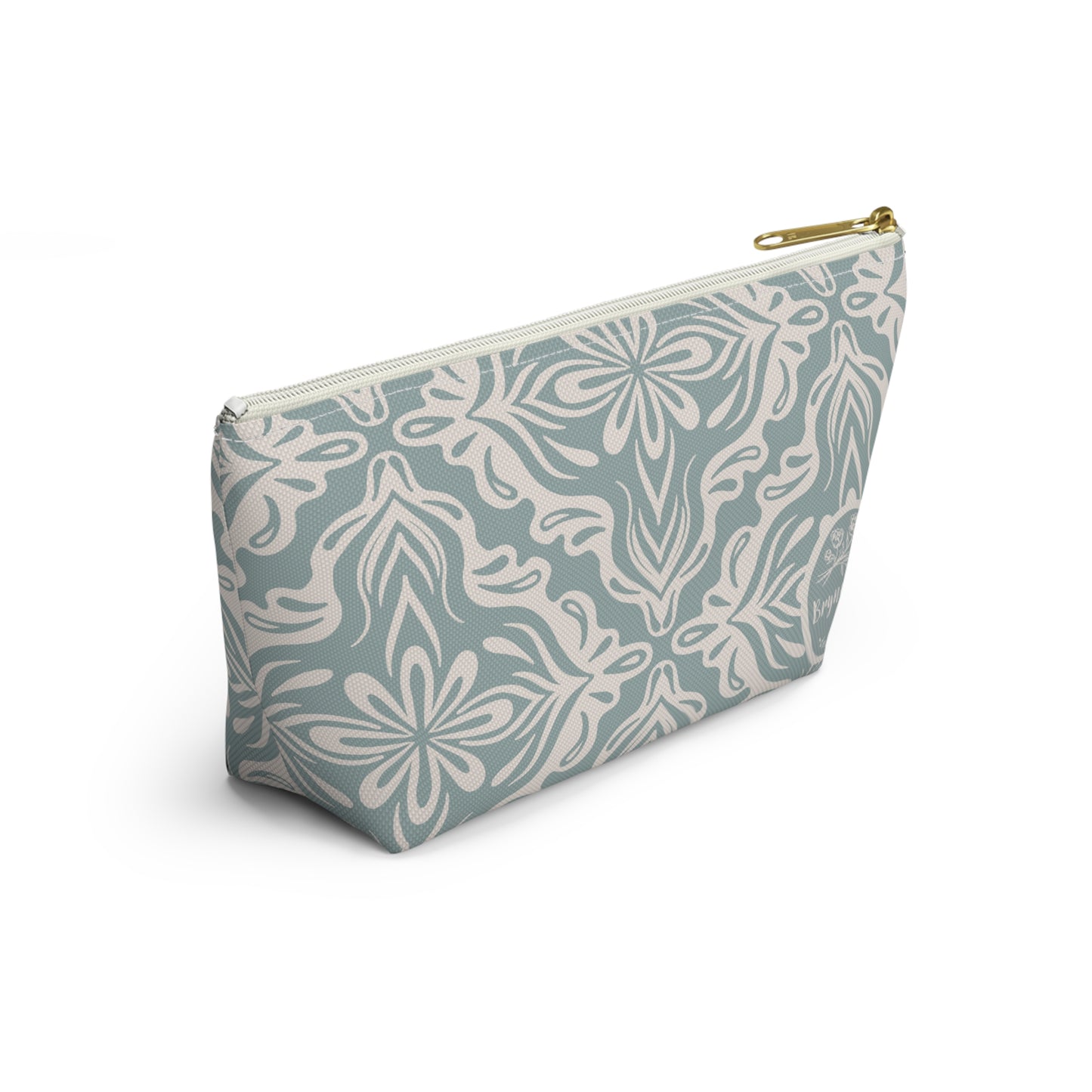 Accessory Pouch - Porcelain Petals - Cornflower