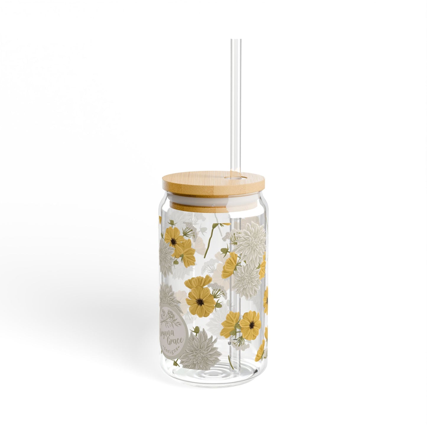 Sipper Glass - Buds and Blooms