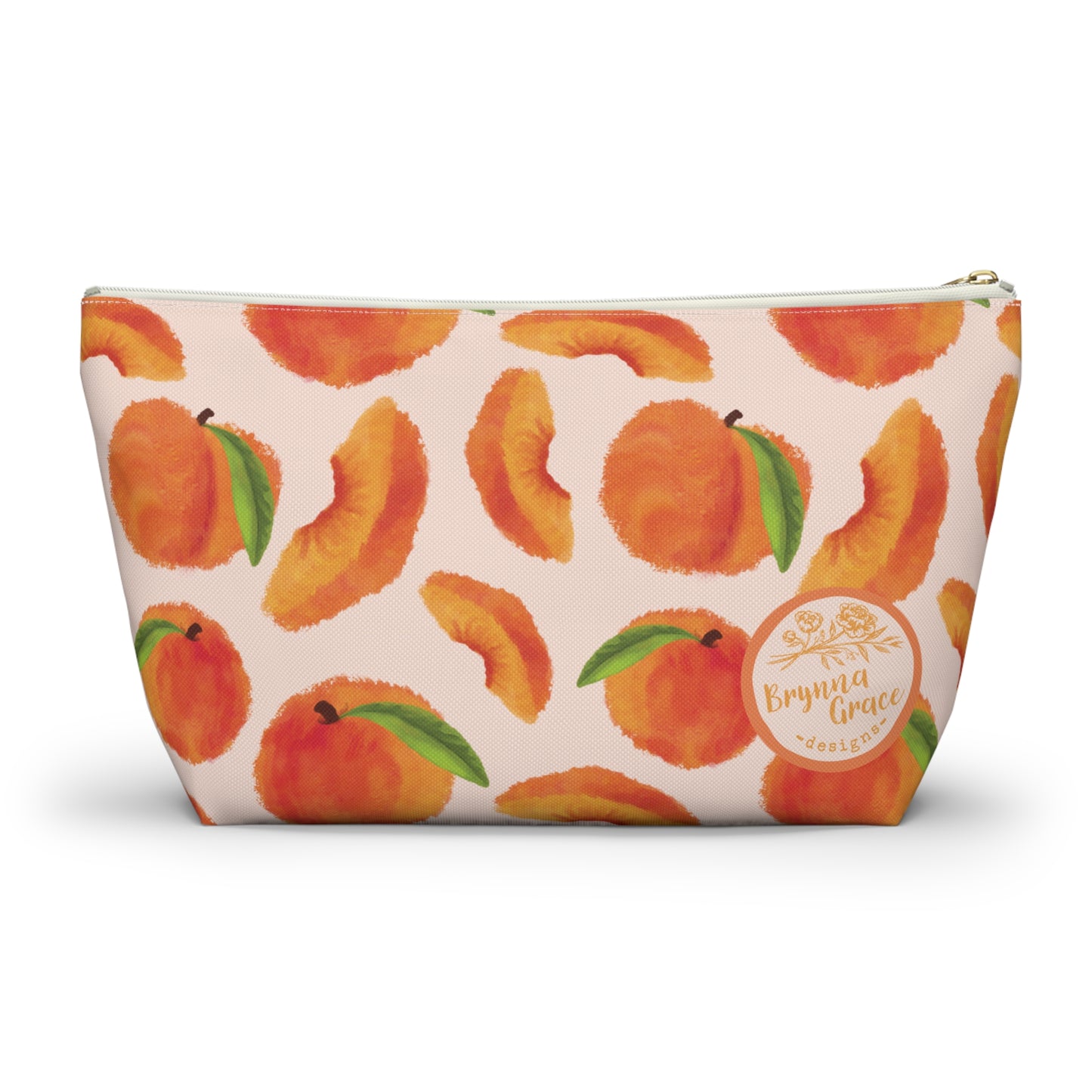 Accessory Pouch w T-bottom - Pretty Peaches