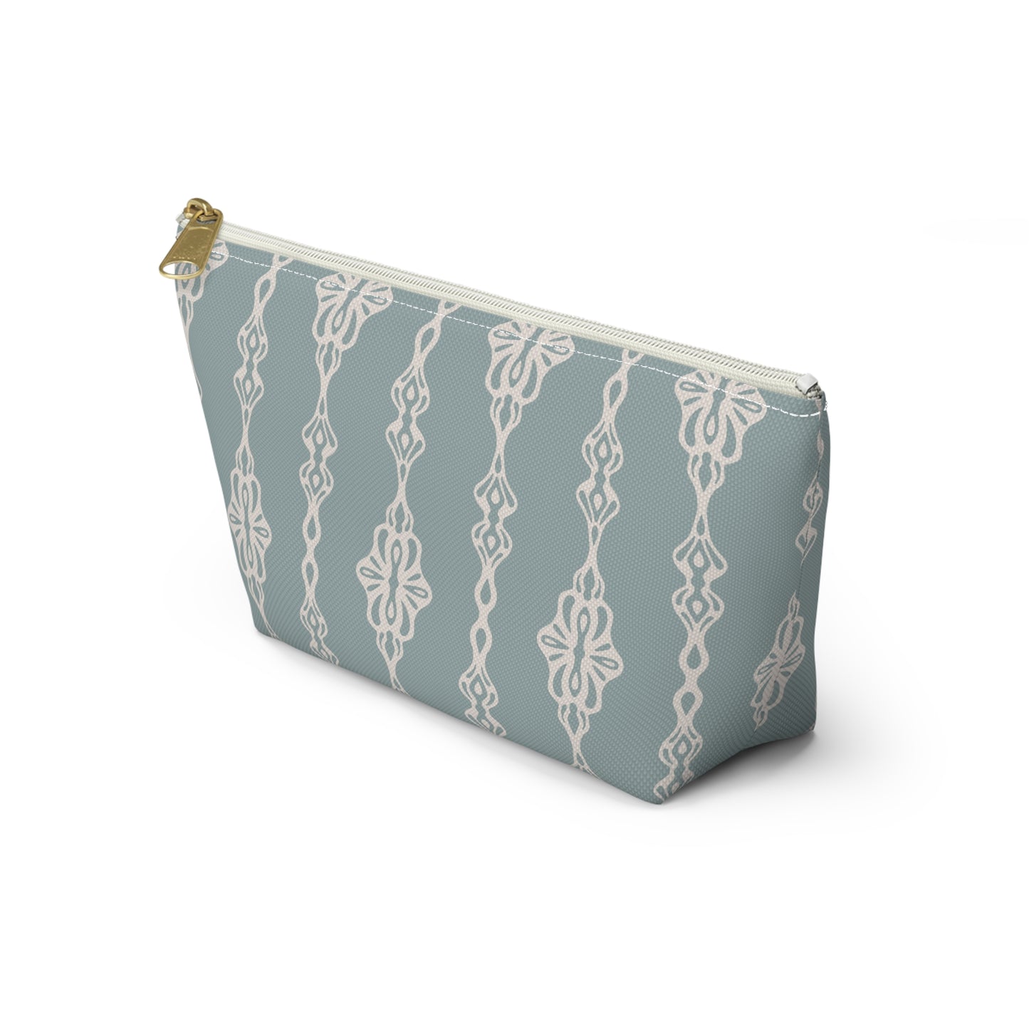 Accessory Pouch - Trellis Tangles - Cornflower