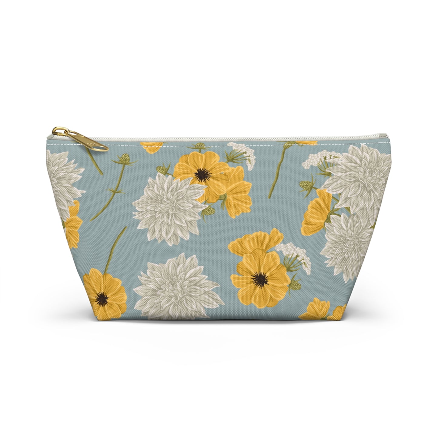 Accessory Pouch - Buds and Blossoms - Cornflower