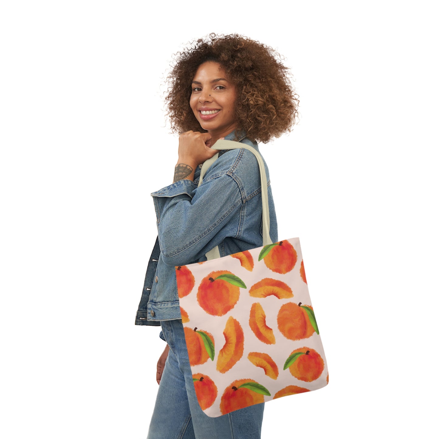 Canvas Tote Bag - Pretty Peaches