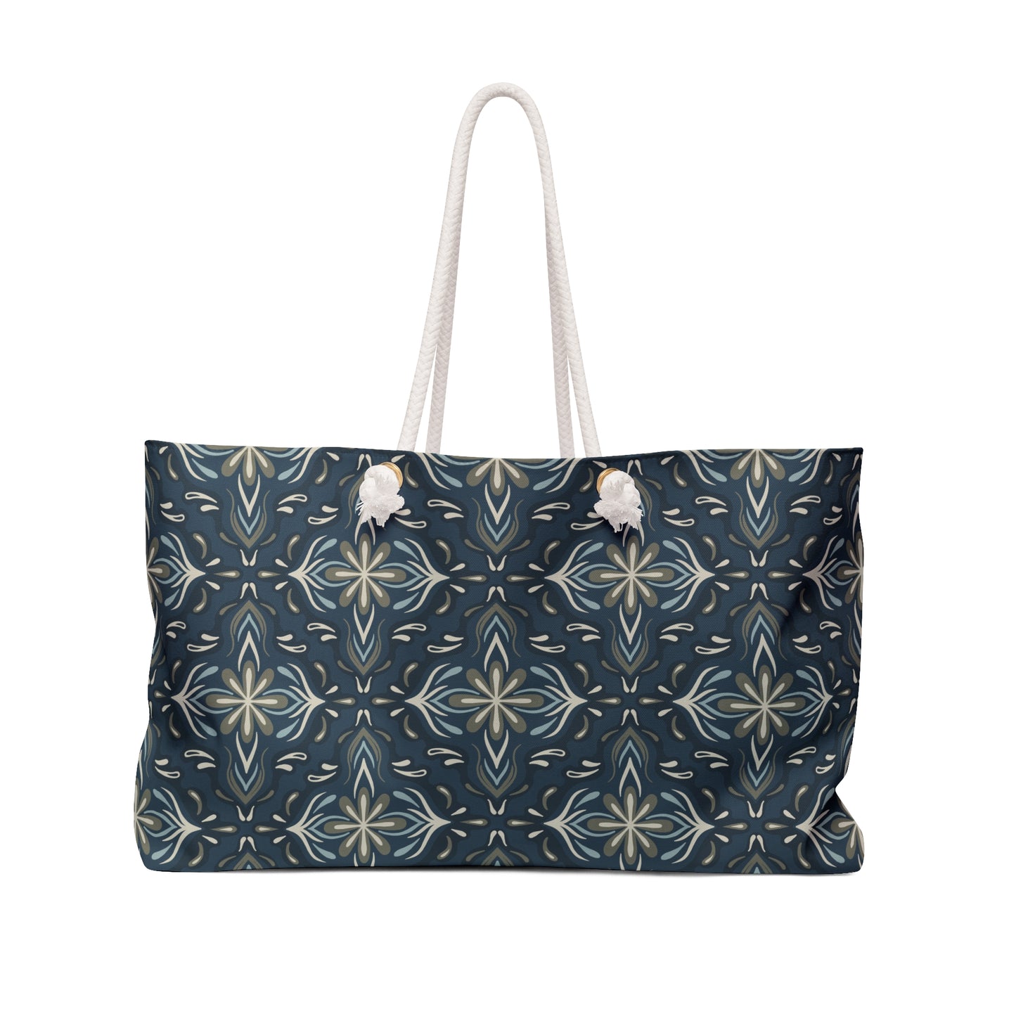 Weekender Bag - Porcelain Petals - Denim
