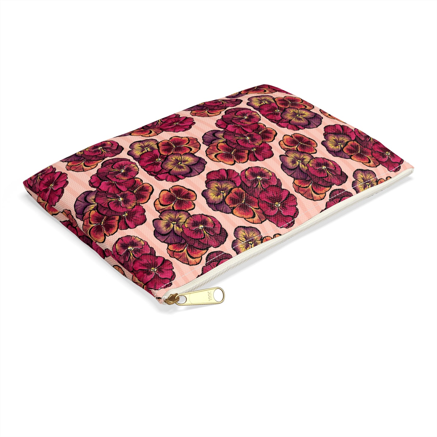 Accessory Pouch - Playful Pansies