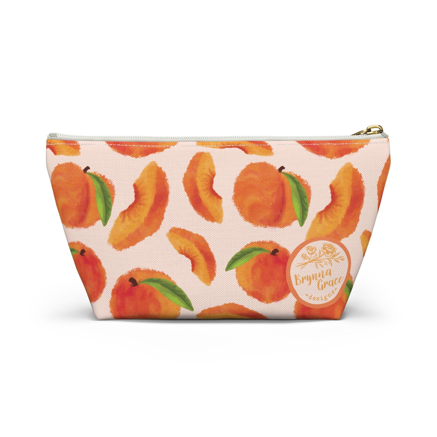 Accessory Pouch w T-bottom - Pretty Peaches