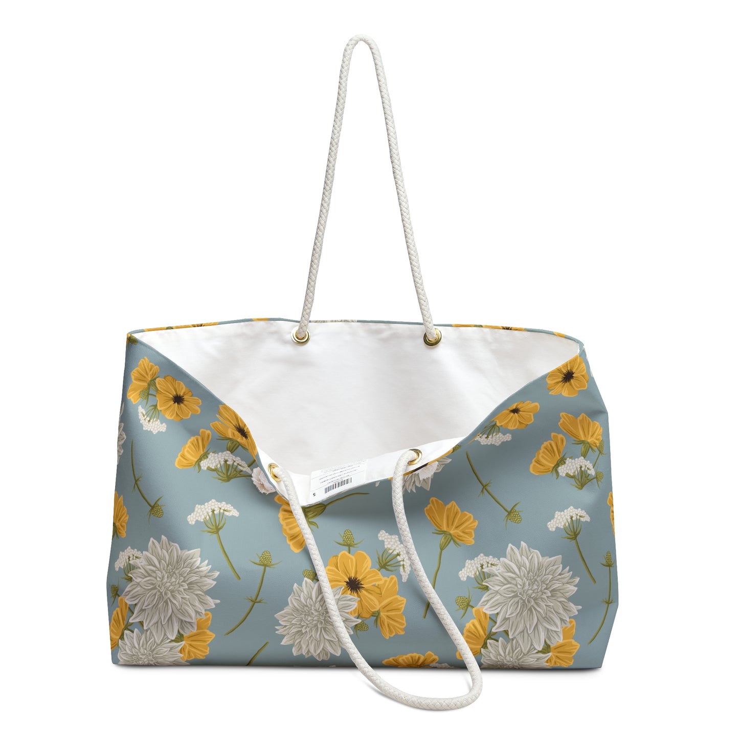 Weekender Bag - Buds and Blooms - Cornflower