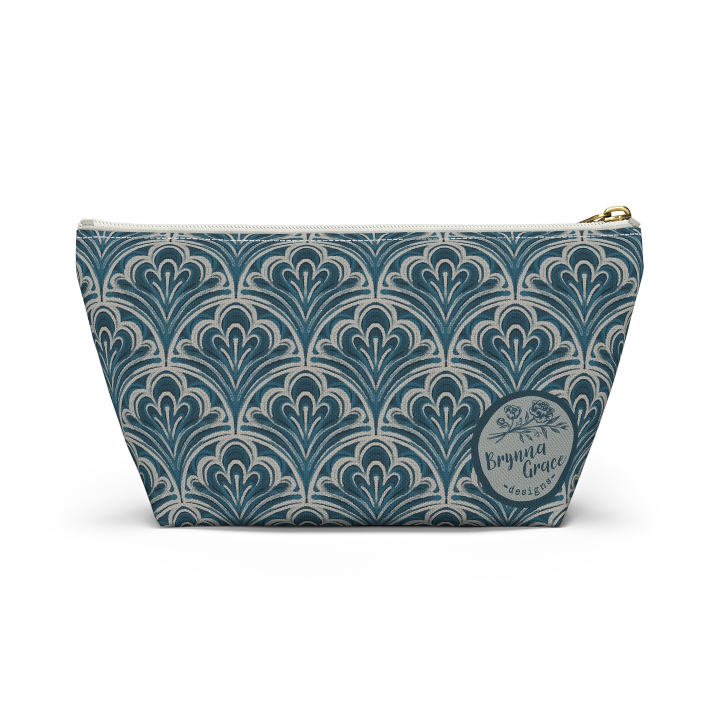 Accessory Pouch w T-bottom - Ocean Whimsy