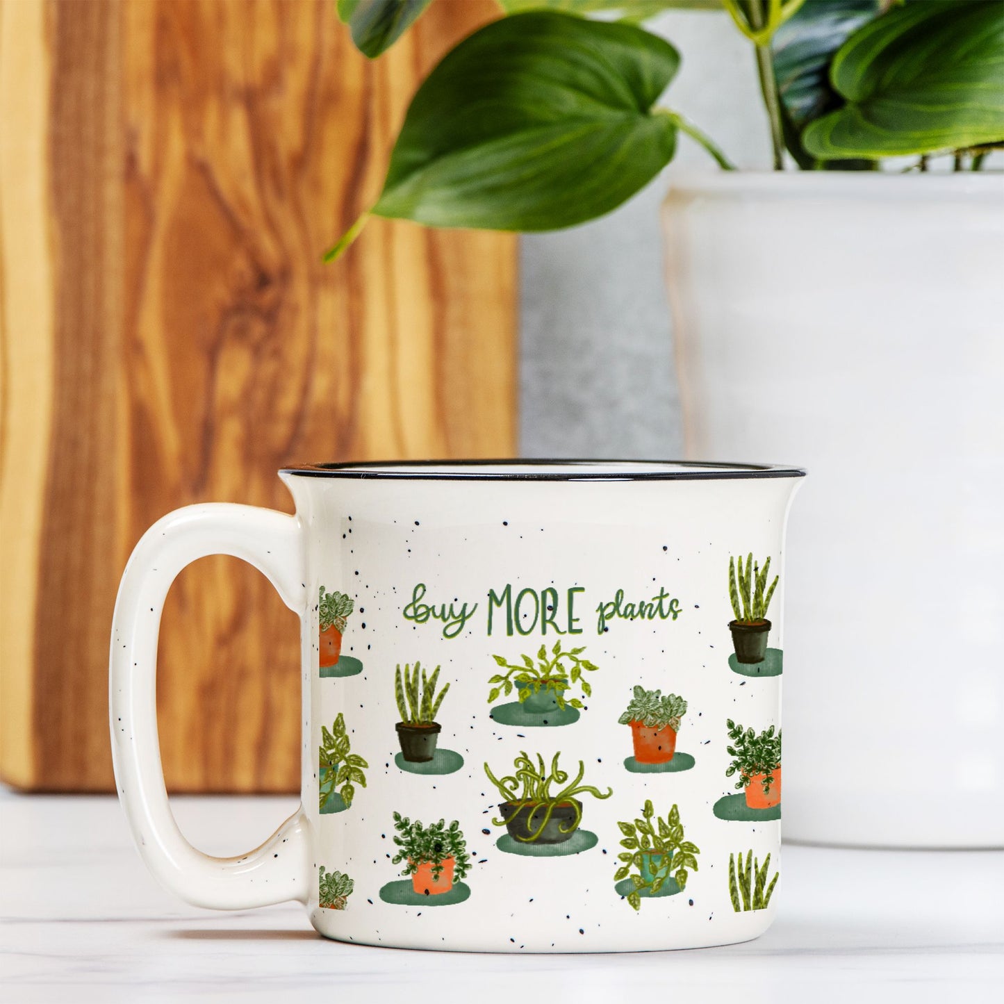 Mug - Speckled Ceramic - Buy More Plants