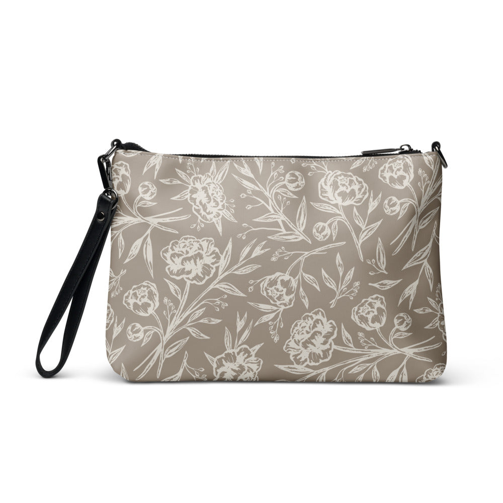 Crossbody Bag - Peony Bliss - Taupe