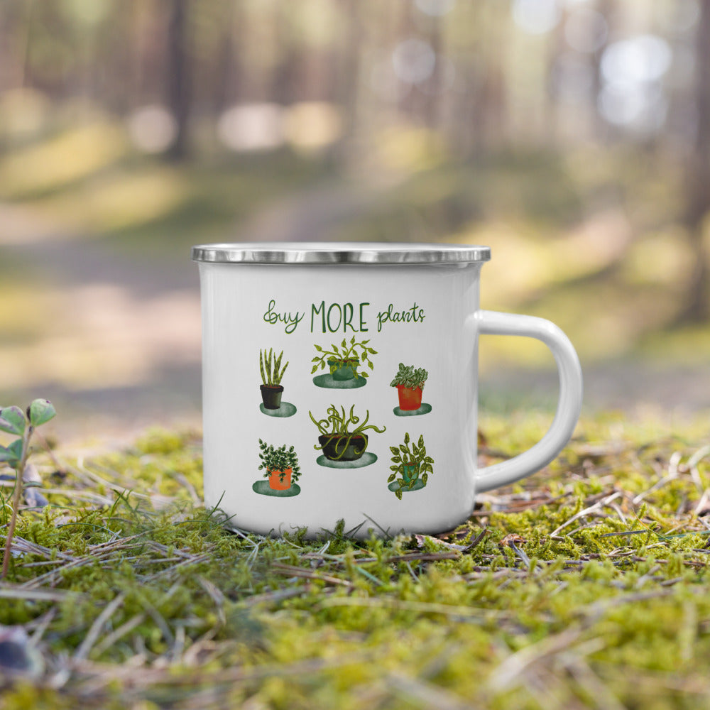 Mug - Enamel - Buy More Plants